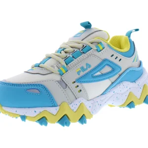 Fila Oakmont Girls Shoes. Cream/Blue