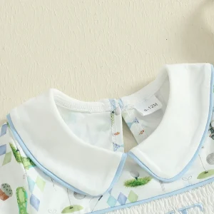 Adorable Baby Romper with Cute Animal Print